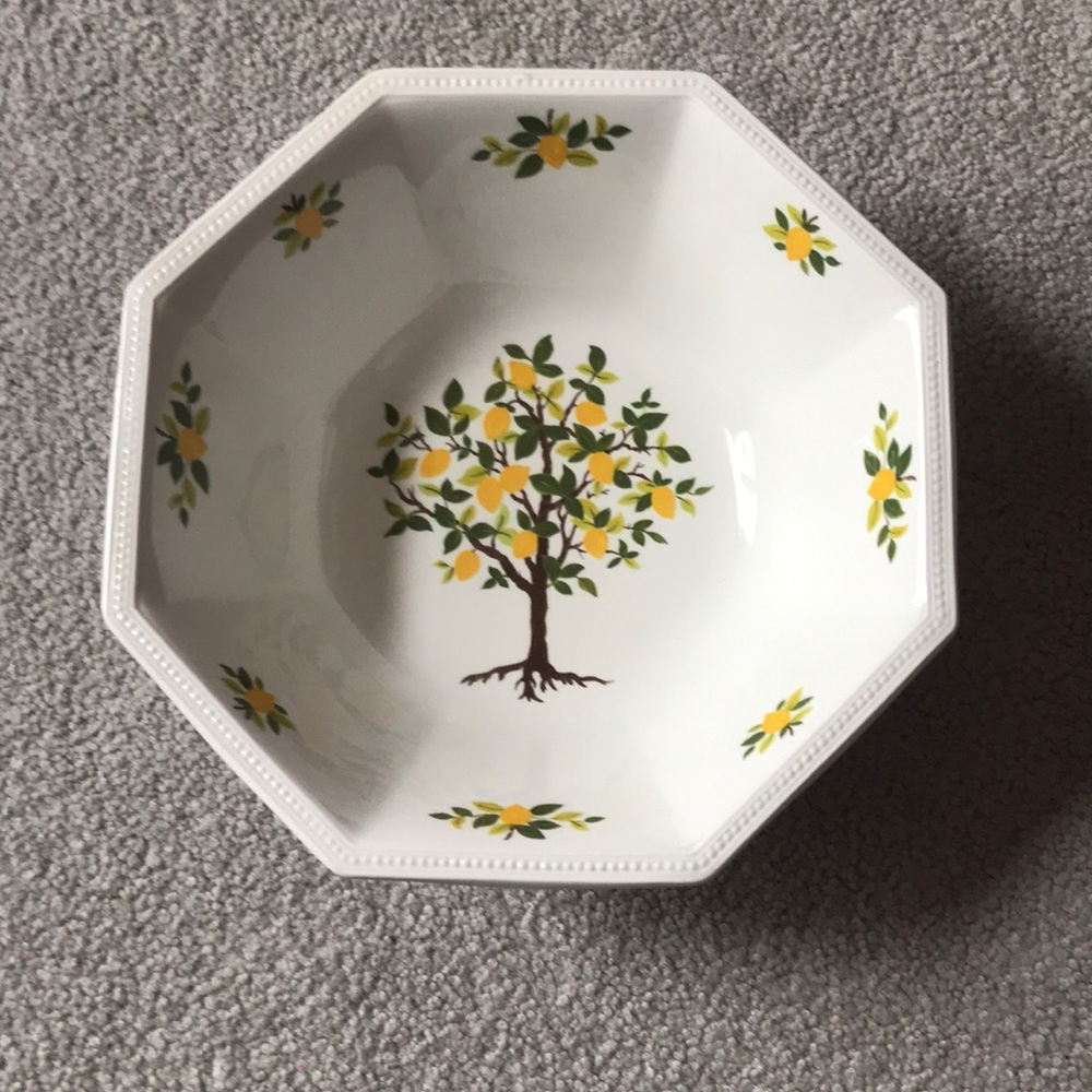 Lemon Octagon Bowl